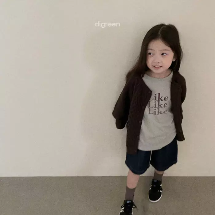 Digreen - Korean Children Fashion - #toddlerclothing - Like Tee - 3