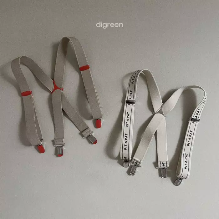 Digreen - Korean Children Fashion - #todddlerfashion - Line Suspenders - 4