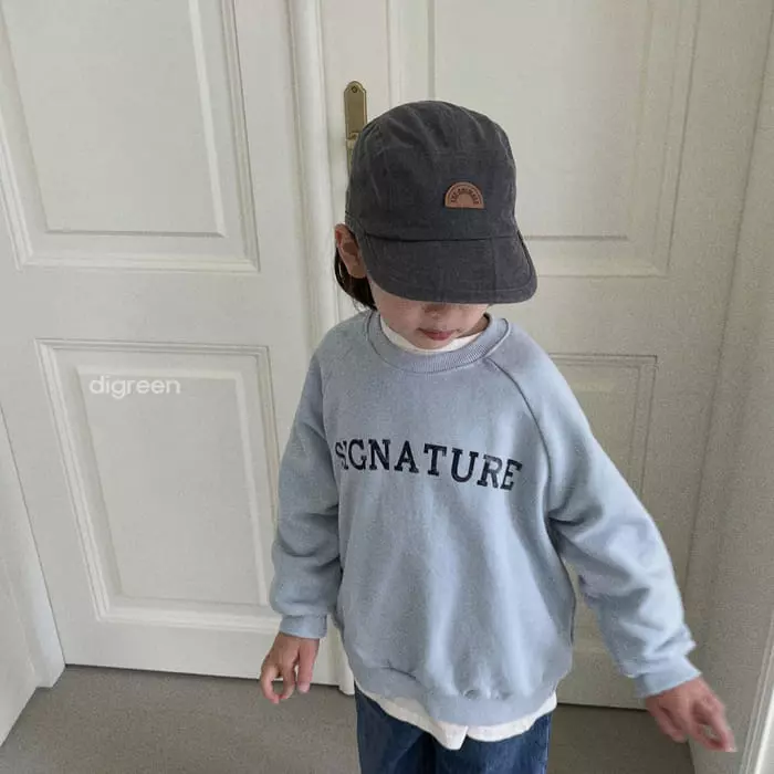 Digreen - Korean Children Fashion - #toddlerclothing - Signature Sweatshirt - 10