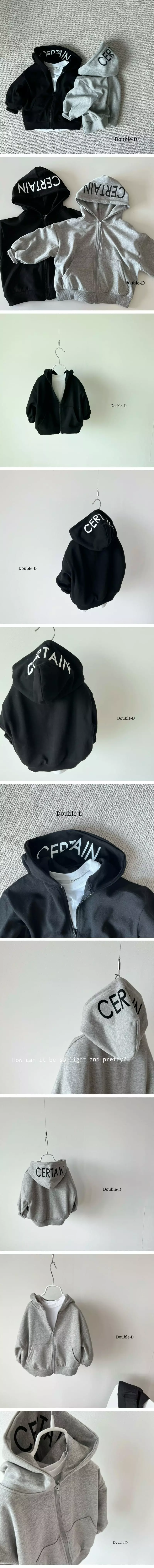 Doubled - Korean Children Fashion - #Kfashion4kids - Hood Zip-up - 2
