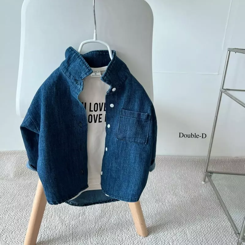 Doubled - Korean Children Fashion - #childrensboutique - Denim Shirt