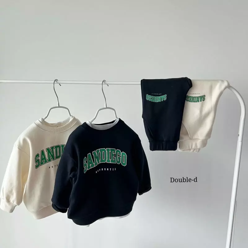 Doubled - Korean Children Fashion - #discoveringself - San Diego Top Bottom Set