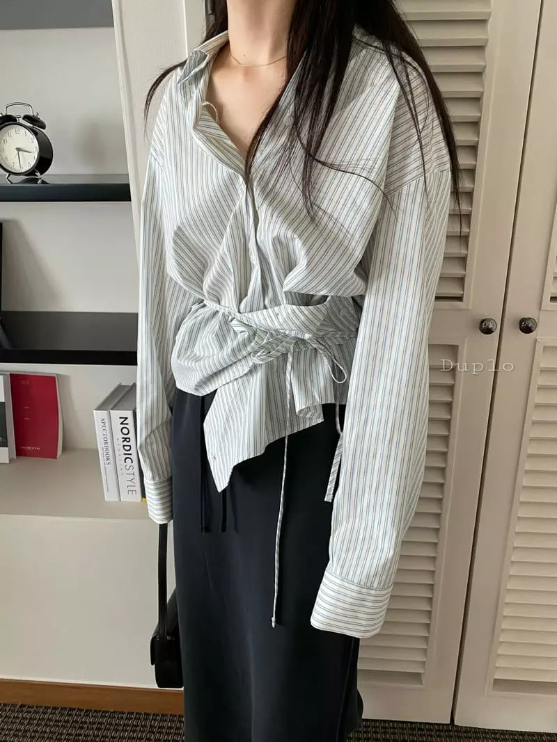 Duplo - Korean Women Fashion - #womensfashion - Two Way Blouse - 4