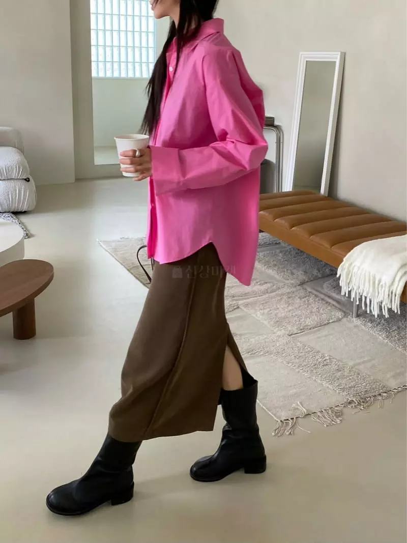 Duplo - Korean Women Fashion - #momslook - Color Blouse Shirt