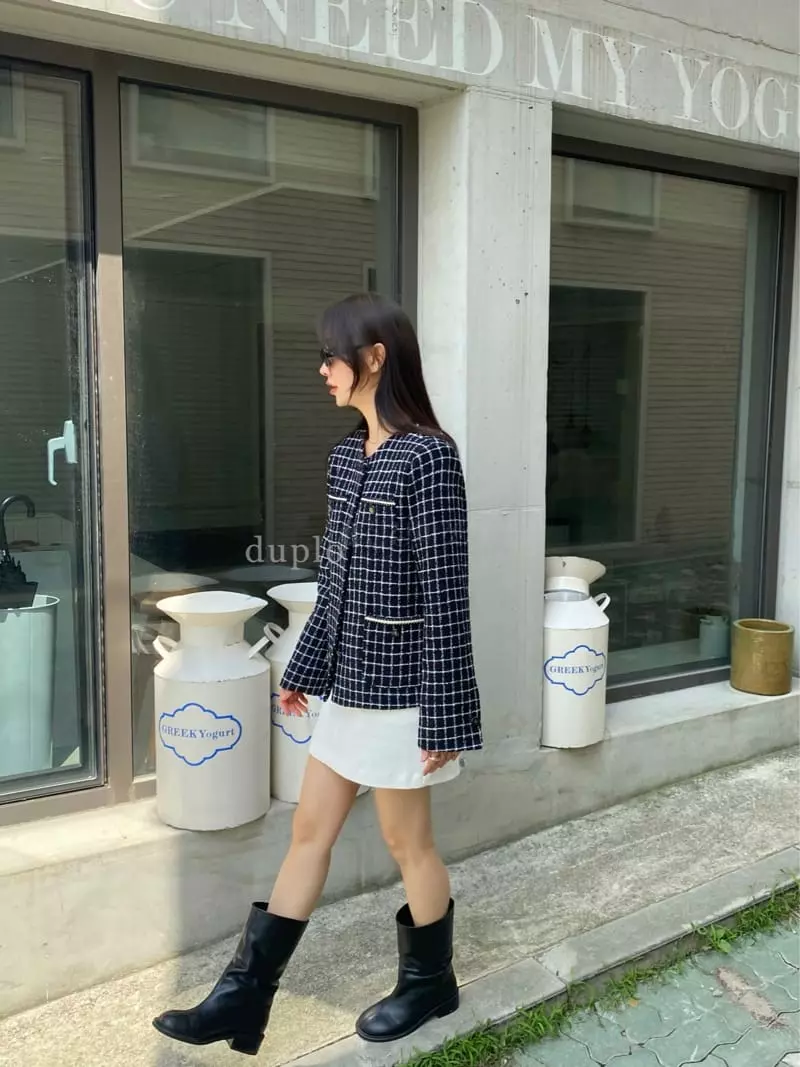 Duplo - Korean Women Fashion - #momslook - Sha Twid Jacket - 6