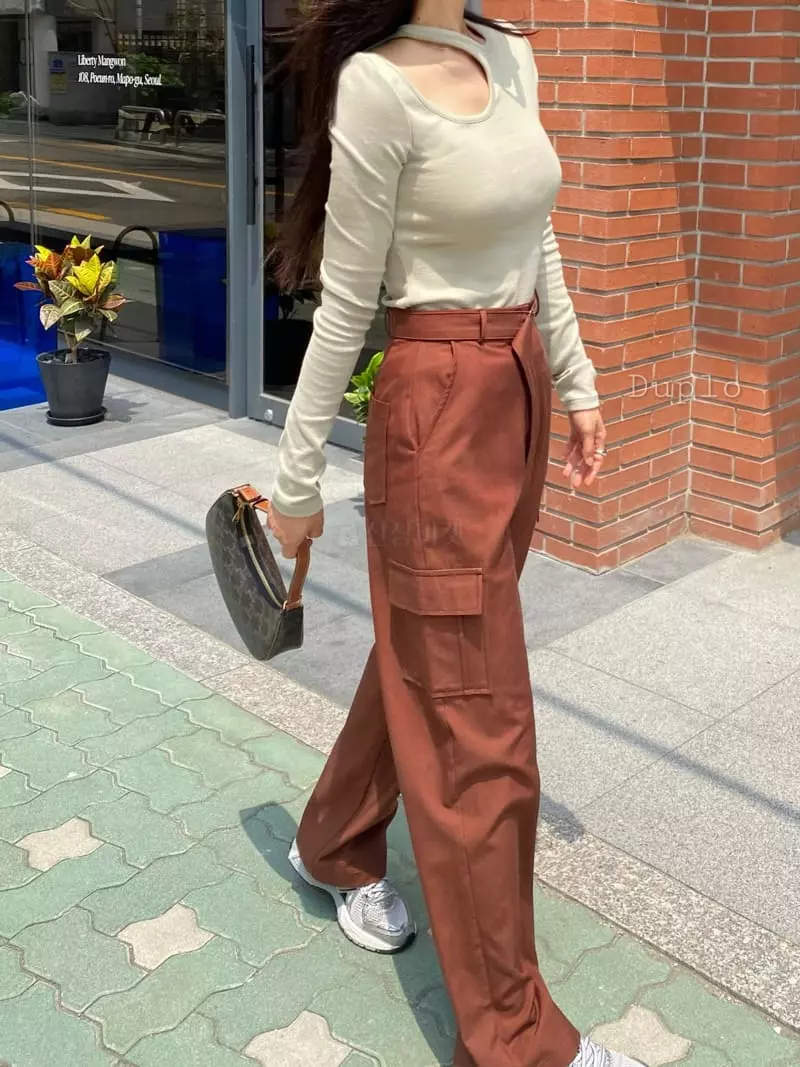 Duplo - Korean Women Fashion - #momslook - Mer Stitch Pants