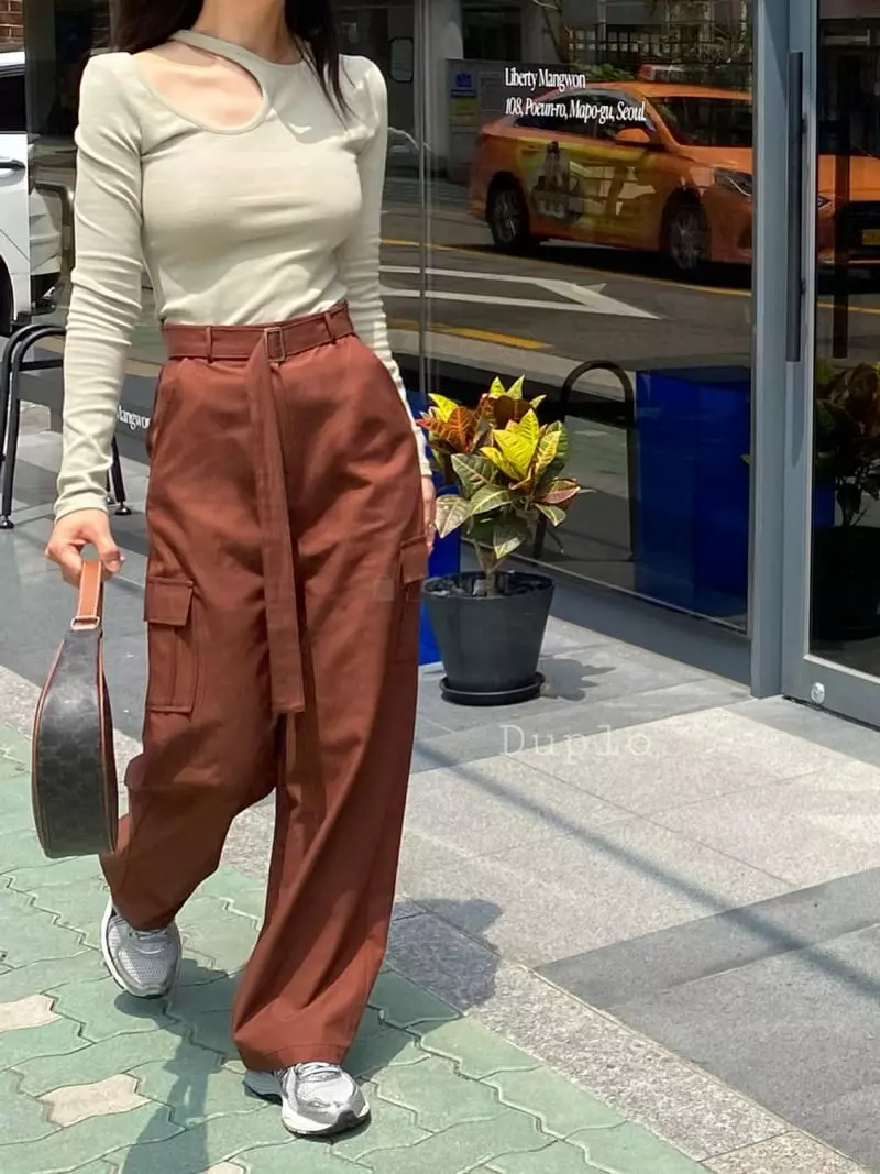 Duplo - Korean Women Fashion - #momslook - Mer Stitch Pants - 2