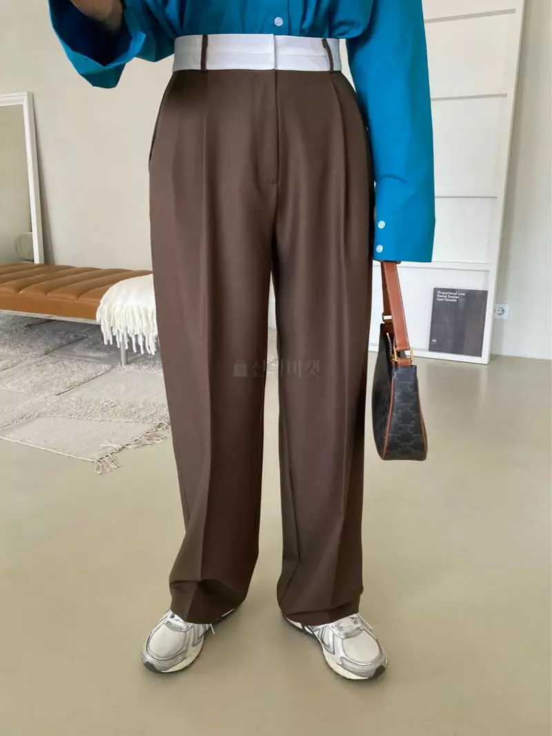 Duplo - Korean Women Fashion - #momslook - Row Pants