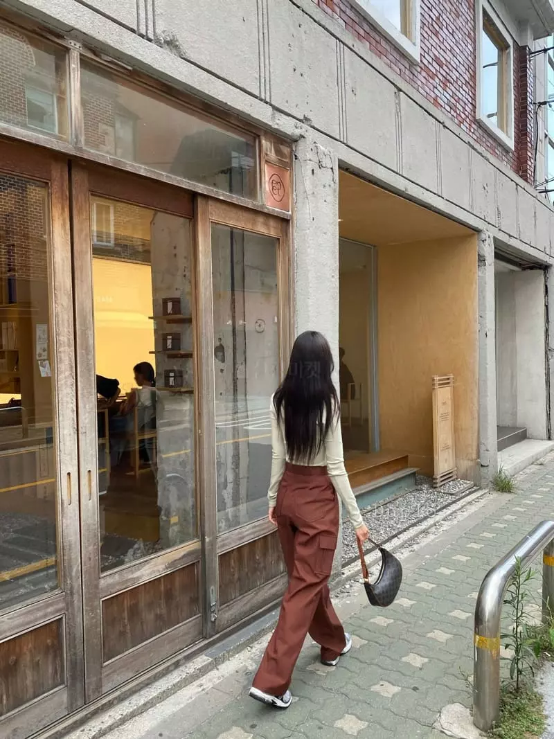 Duplo - Korean Women Fashion - #vintageinspired - Mer Stitch Pants - 5