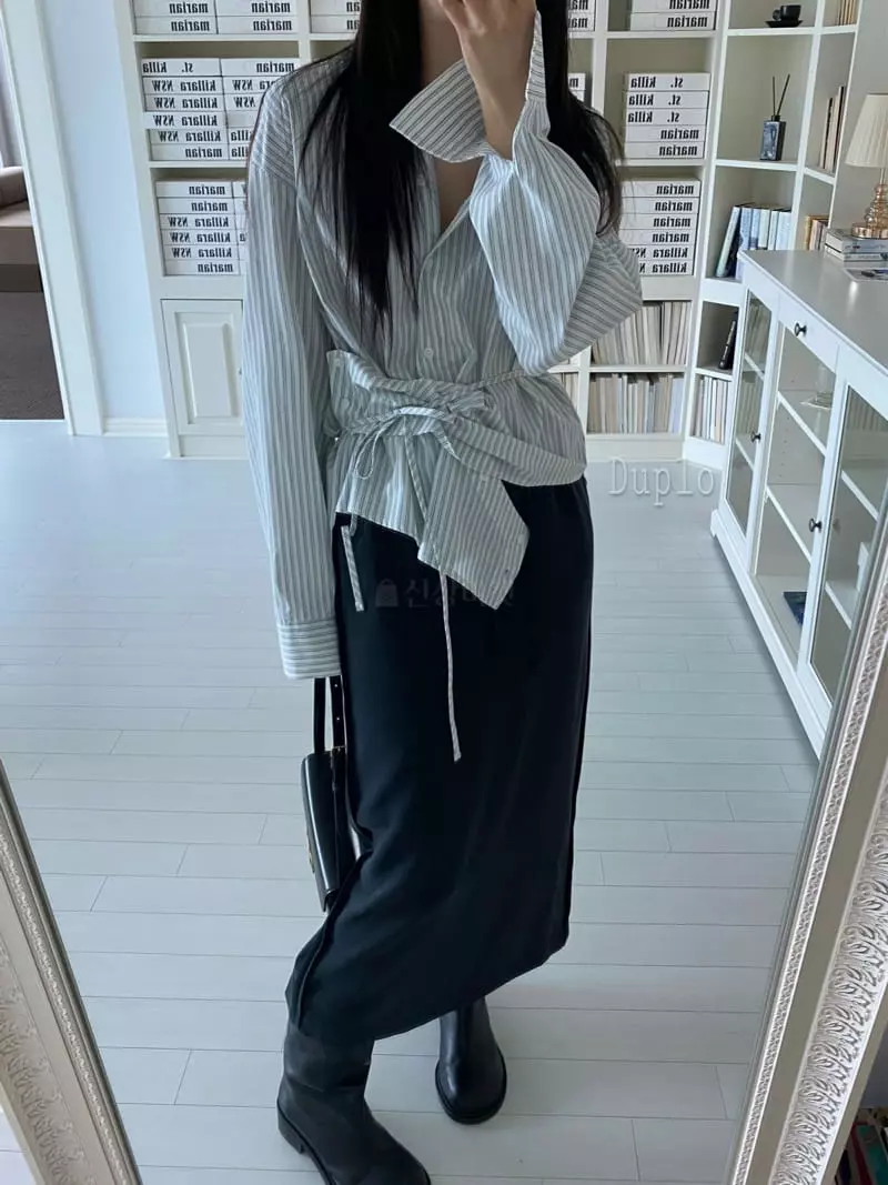 Duplo - Korean Women Fashion - #womensfashion - Two Way Blouse - 5