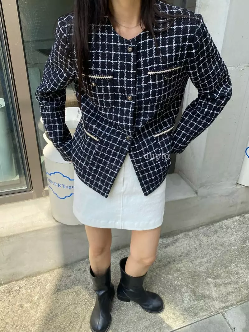 Duplo - Korean Women Fashion - #womensfashion - Sha Twid Jacket