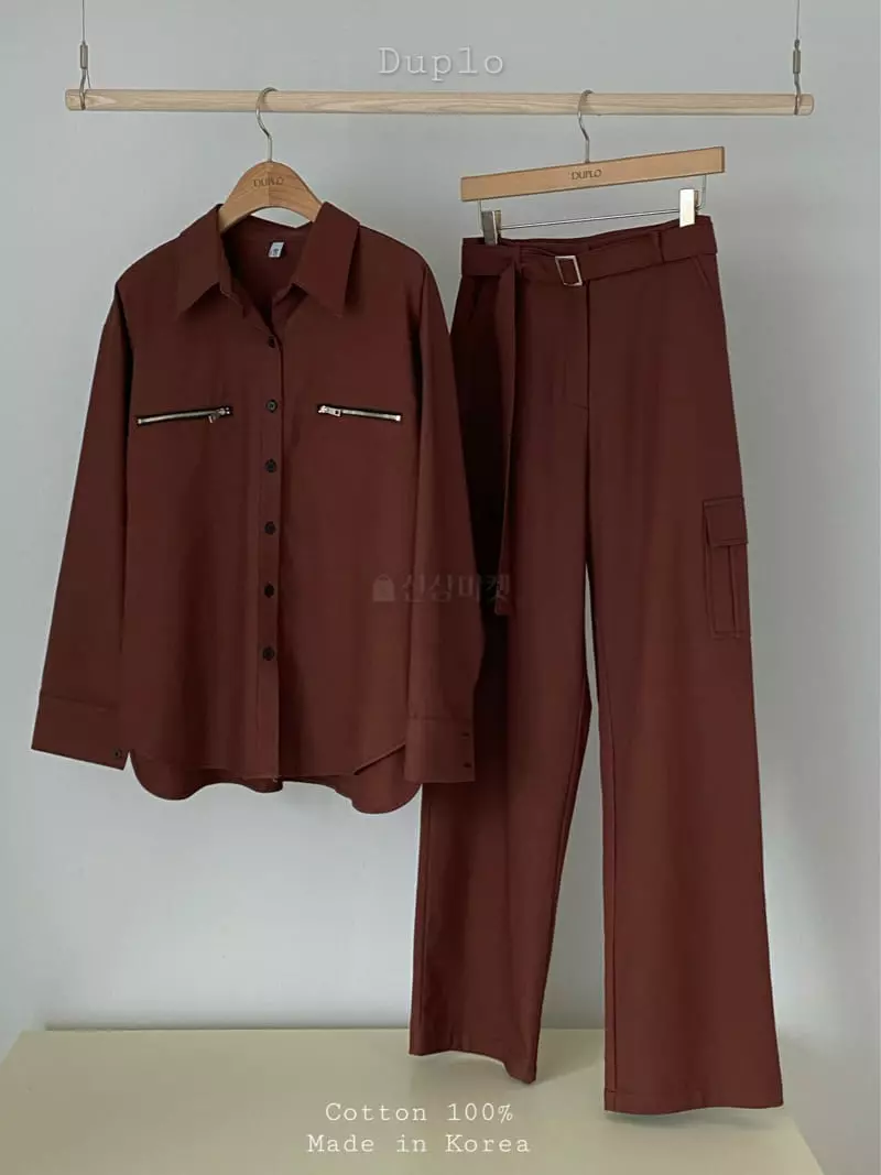Duplo - Korean Women Fashion - #womensfashion - Mer Stitch Two-piece