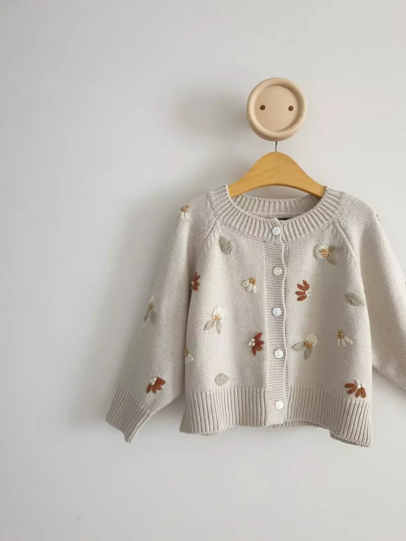 Eclair - Korean Children Fashion - #Kfashion4kids - Embroidery Cardigan - 2