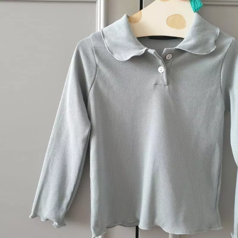 Eclair - Korean Children Fashion - #Kfashion4kids - Collar Tee - 5