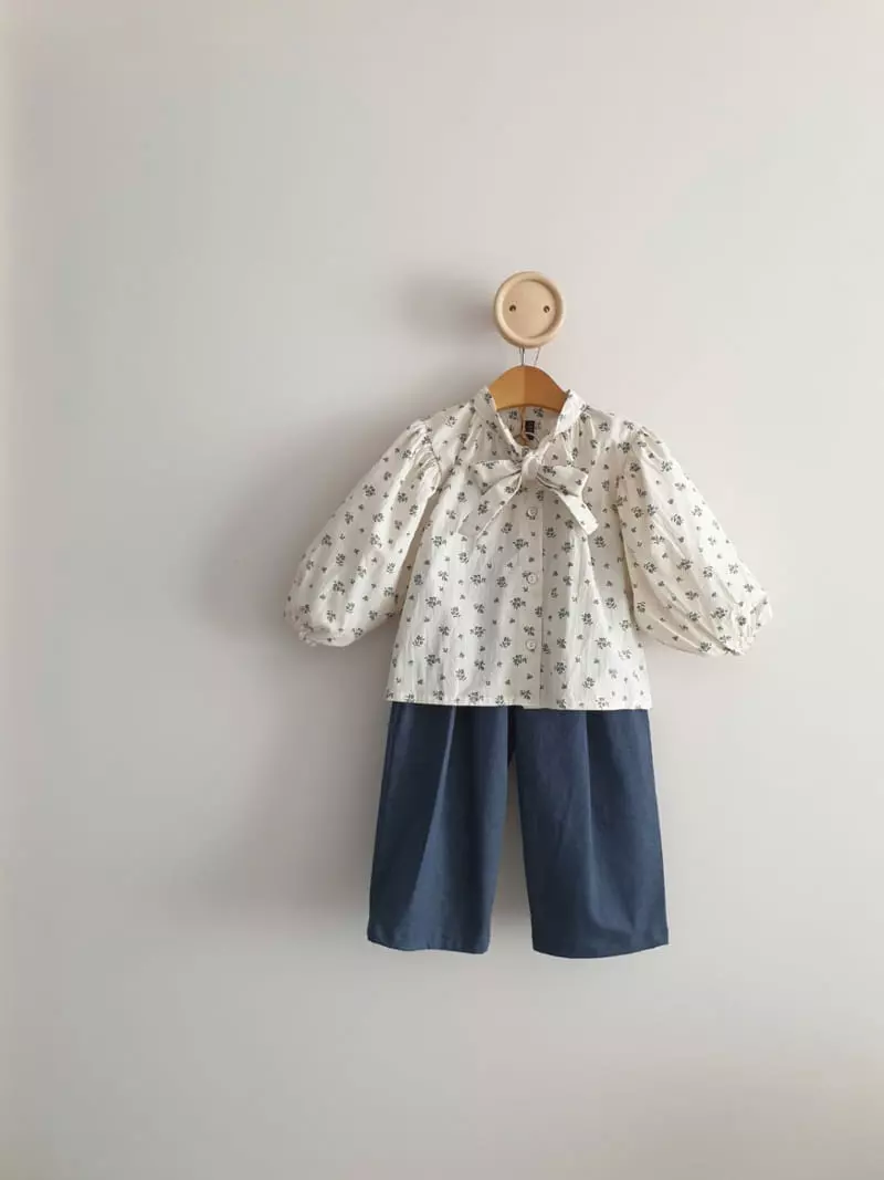 Eclair - Korean Children Fashion - #kidzfashiontrend - Ribbon Blouse - 4