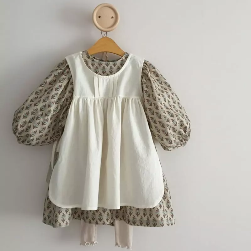 Eclair - Korean Children Fashion - #childofig - Botte Apron - 2