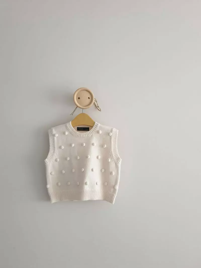 Eclair - Korean Children Fashion - #childofig - Pong Pomg Vest