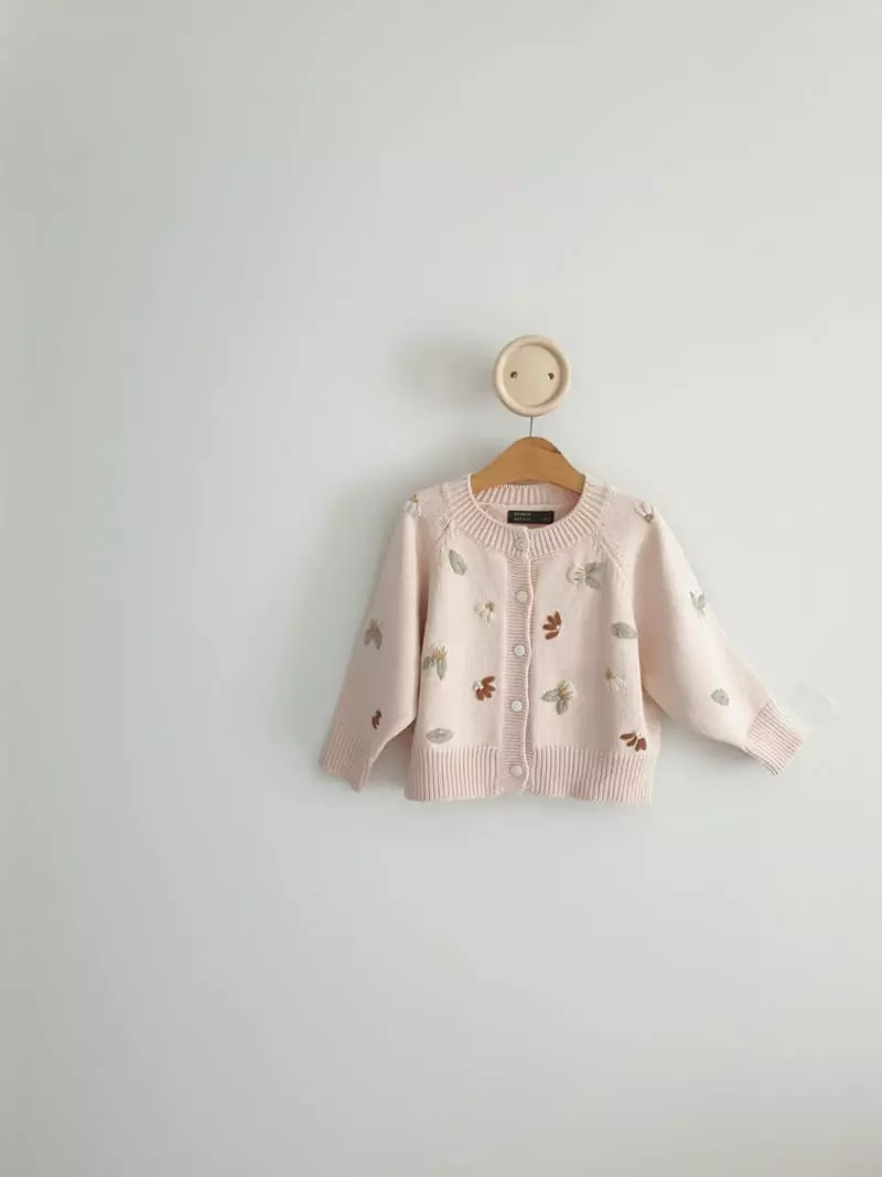Eclair - Korean Children Fashion - #childrensboutique - Embroidery Cardigan - 11
