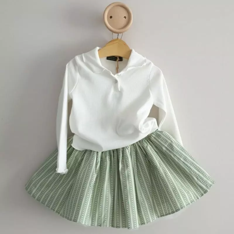 Eclair - Korean Children Fashion - #discoveringself - Love Skirt - 10