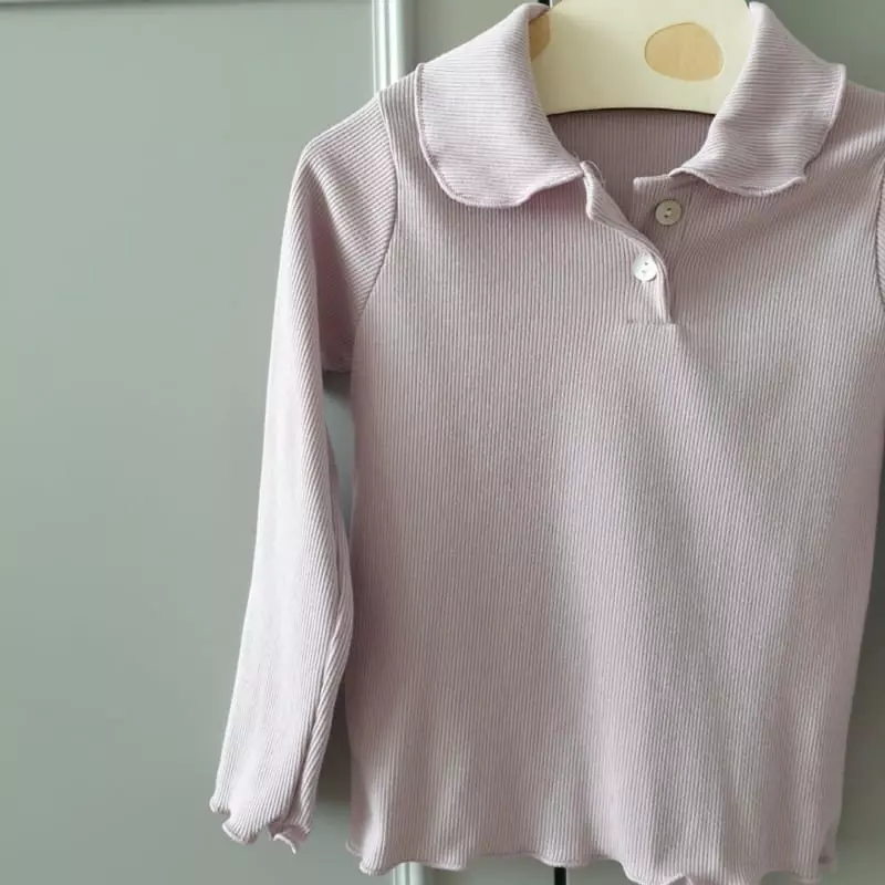 Eclair - Korean Children Fashion - #fashionkids - Collar Tee
