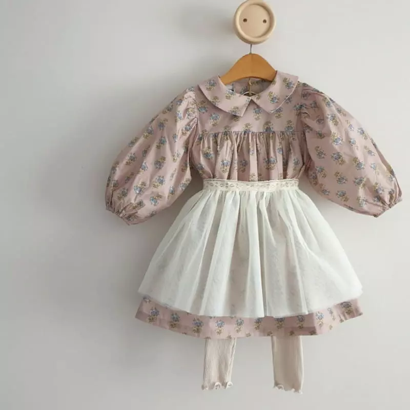 Eclair - Korean Children Fashion - #kidsshorts - Shushu Apron - 5