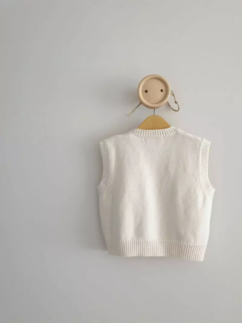 Eclair - Korean Children Fashion - #kidsshorts - Pong Pomg Vest - 6