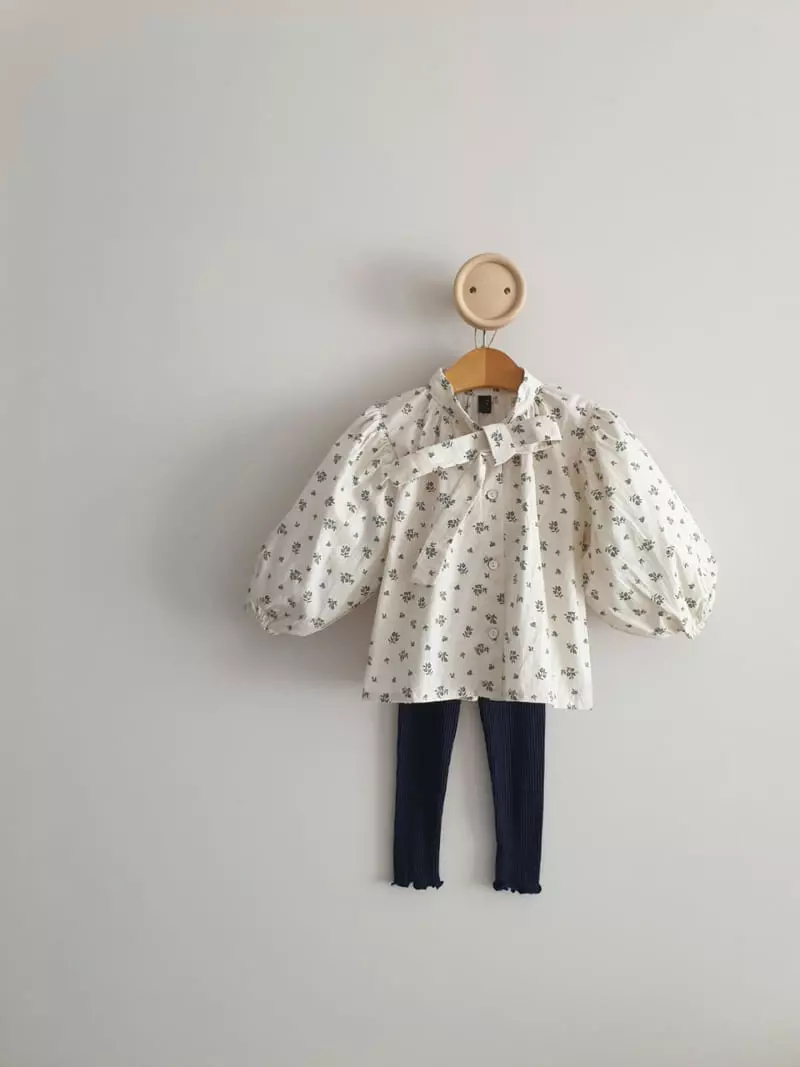 Eclair - Korean Children Fashion - #kidsshorts - Ribbon Blouse