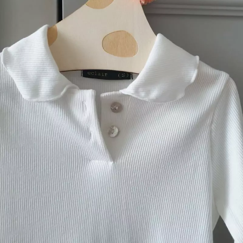 Eclair - Korean Children Fashion - #kidsstore - Collar Tee - 3