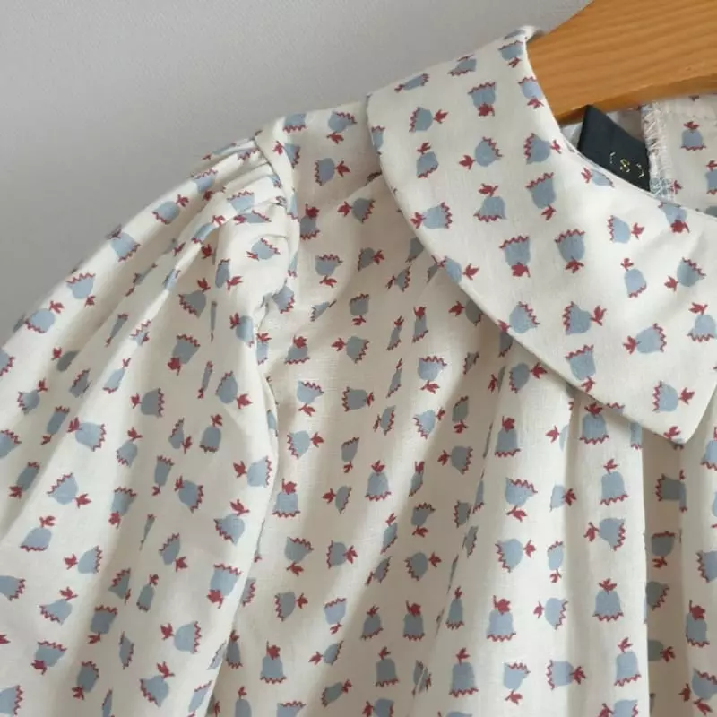 Eclair - Korean Children Fashion - #littlefashionista - Bell Blouse - 3