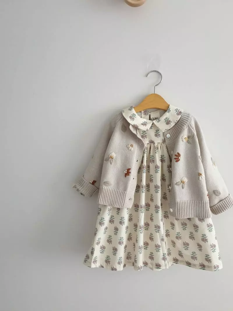 Eclair - Korean Children Fashion - #littlefashionista - Collar One-piece - 2