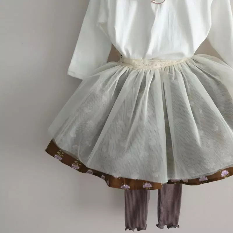 Eclair - Korean Children Fashion - #magicofchildhood - Love Skirt - 3