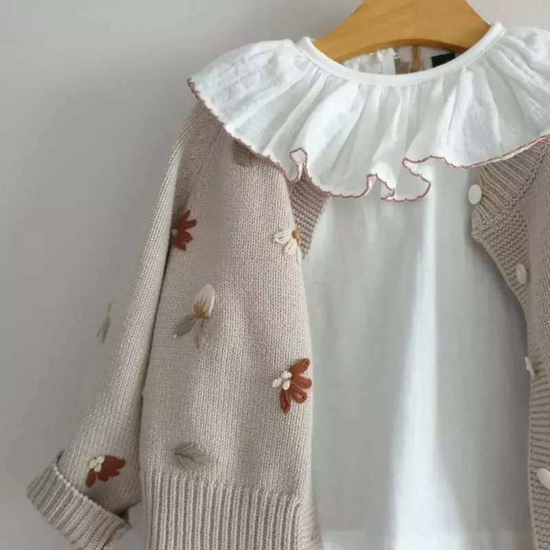 Eclair - Korean Children Fashion - #prettylittlegirls - Ruffler Tee - 6