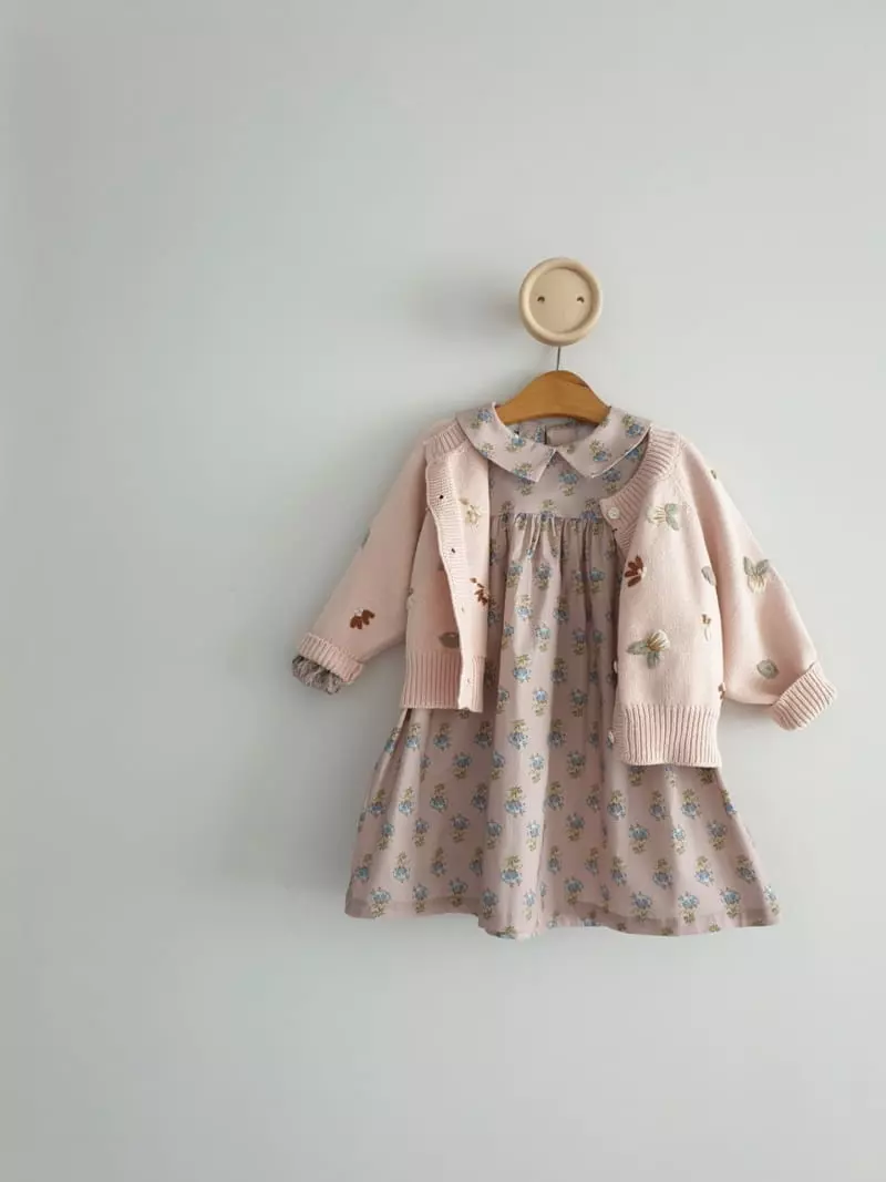 Eclair - Korean Children Fashion - #stylishchildhood - Collar One-Piece - 6