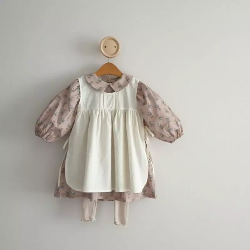 Eclair - Korean Children Fashion - #stylishchildhood - Collar One-piece - 8