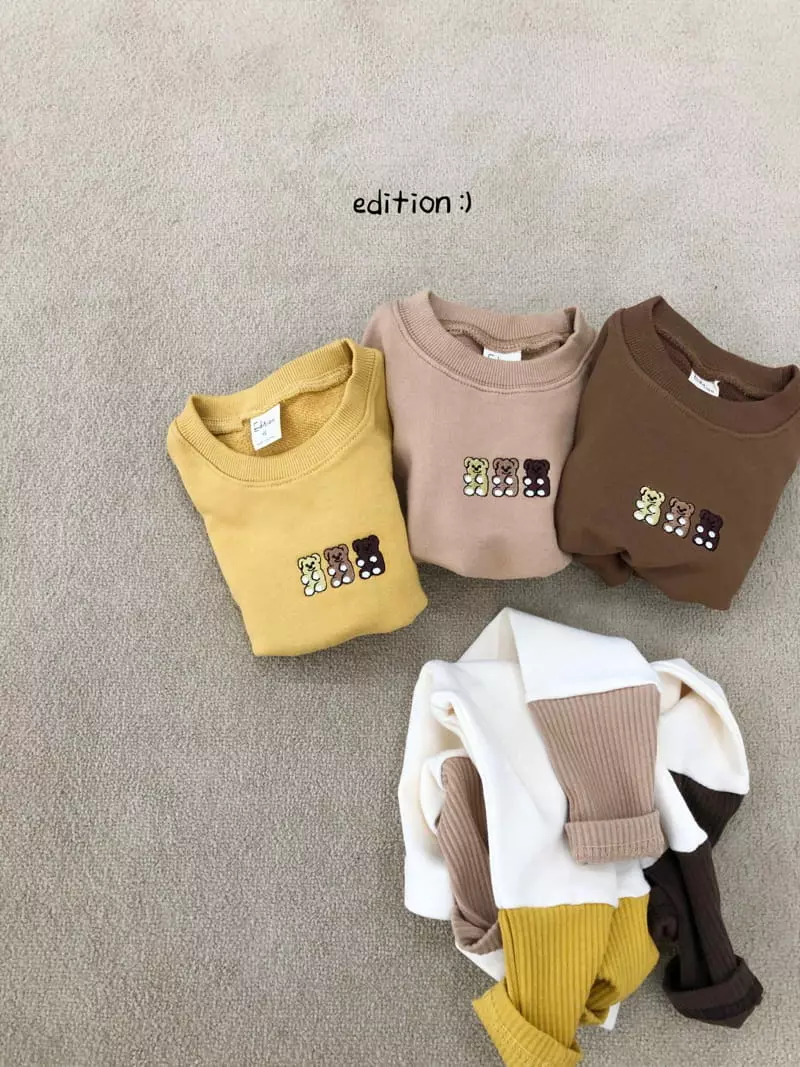 Edition - Korean Children Fashion - #littlefashionista - Jelly Bear Top Bottom Set