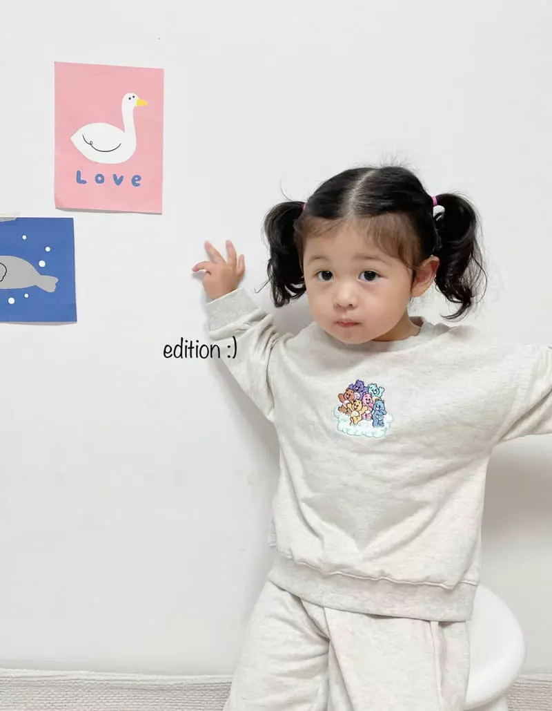 Edition - Korean Children Fashion - #magicofchildhood - Rainbow Bear Top Bottom sEt - 4