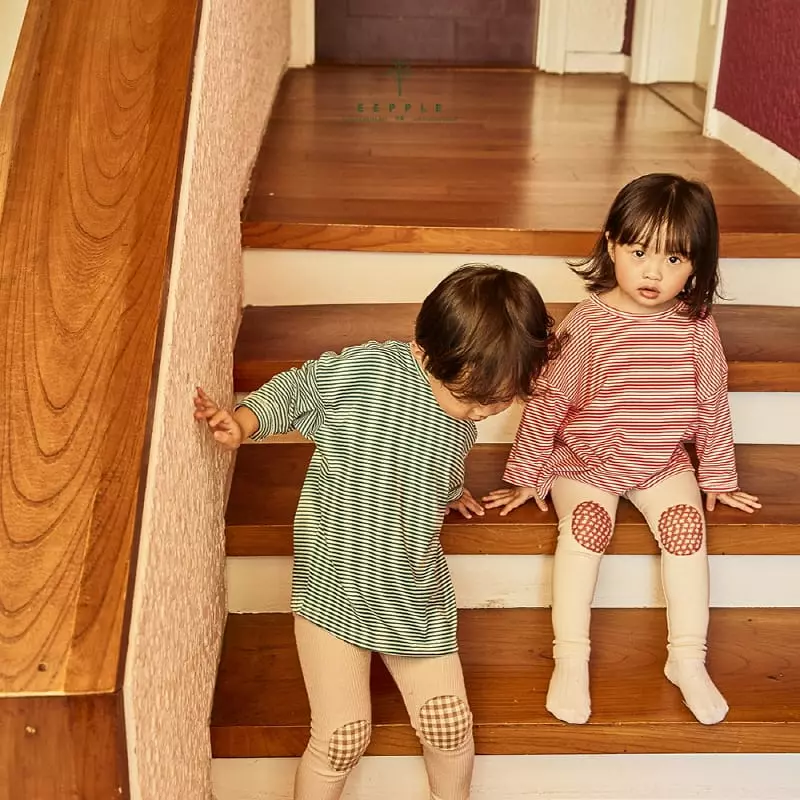 Eepple - Korean Children Fashion - #childofig - Stripes Tee