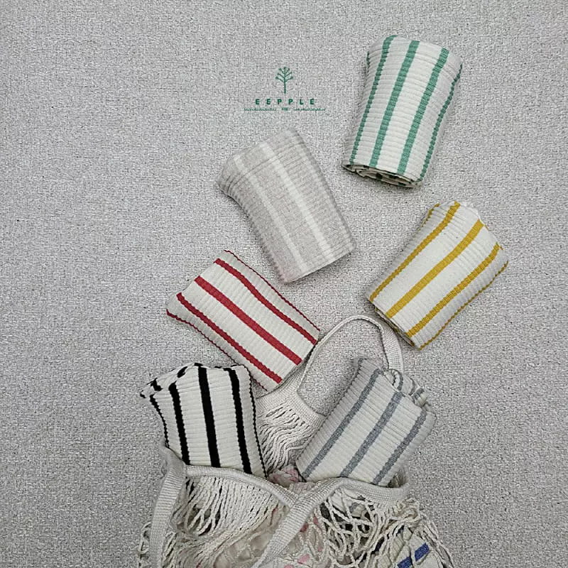 Eepple - Korean Children Fashion - #discoveringself - Stripes Leggings - 11