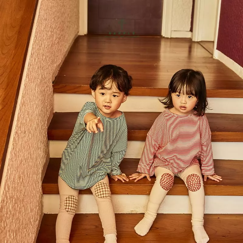 Eepple - Korean Children Fashion - #kidsshorts - Stripes Tee - 6