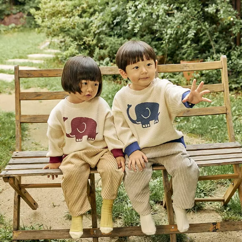 Eepple - Korean Children Fashion - #kidsstore - Elephant Sweatshirt - 3