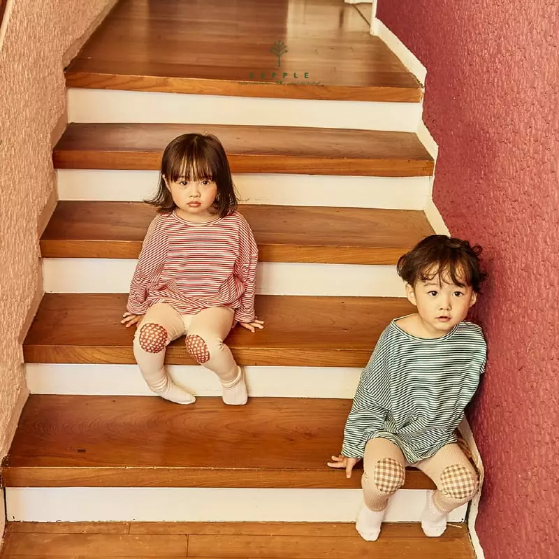 Eepple - Korean Children Fashion - #kidzfashiontrend - Stripes Tee - 8
