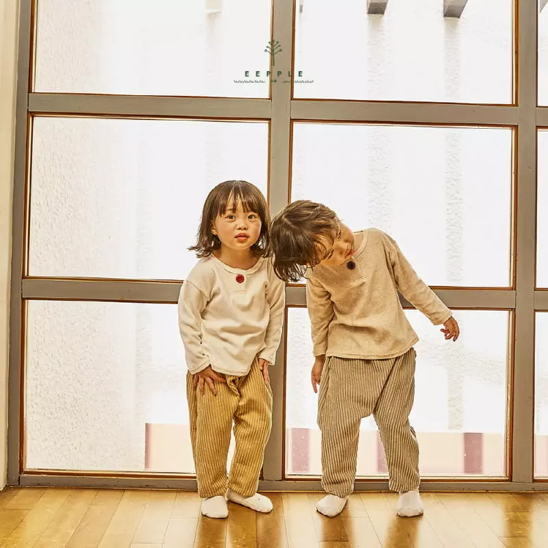 Eepple - Korean Children Fashion - #kidzfashiontrend - One Button Tee - 6