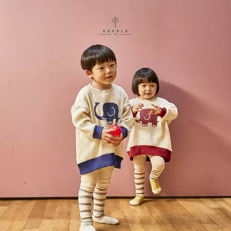 Eepple - Korean Children Fashion - #magicofchildhood - Elephant Sweatshirt - 7