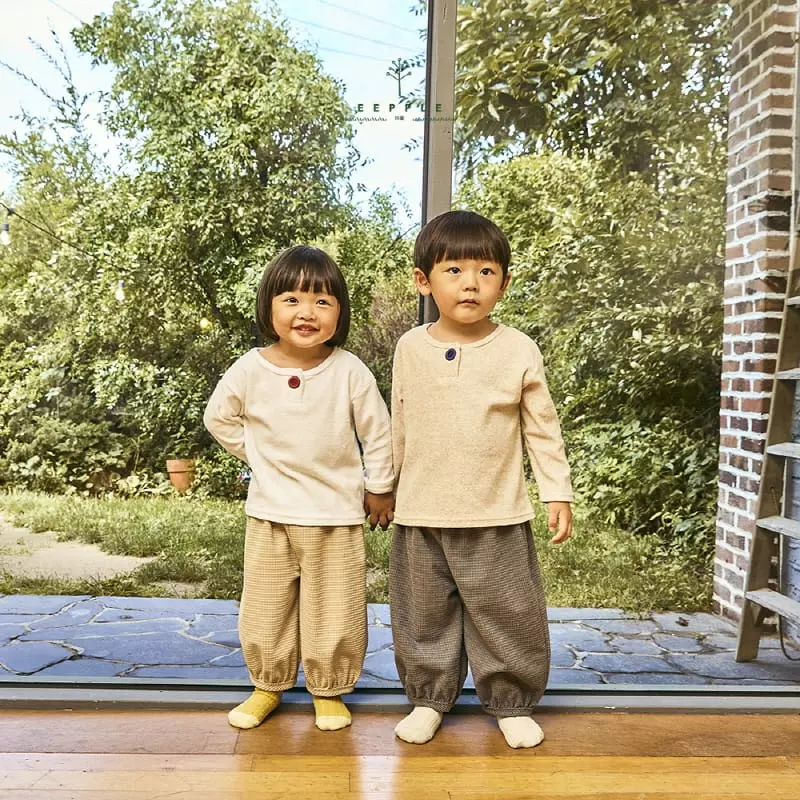Eepple - Korean Children Fashion - #prettylittlegirls - One Button Tee - 11