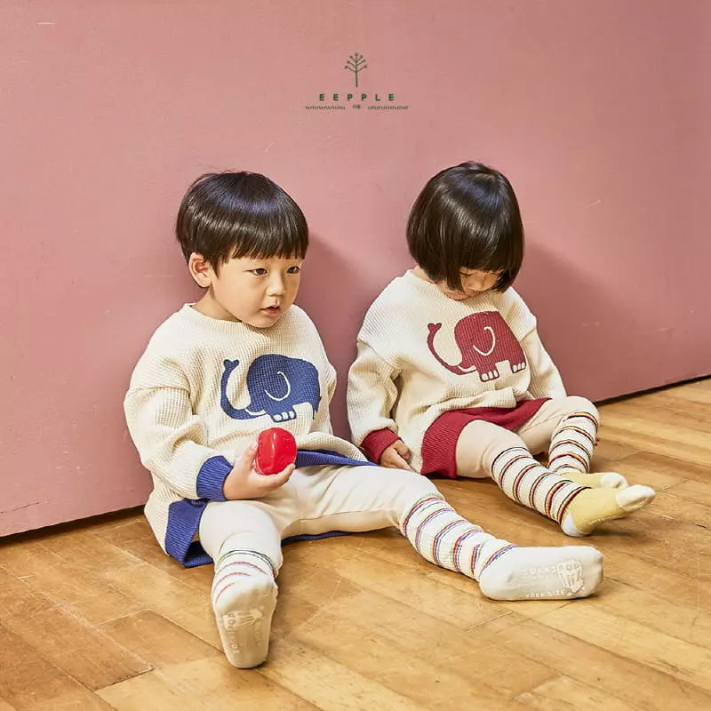 Eepple - Korean Children Fashion - #prettylittlegirls - Elephant Sweatshirt - 9