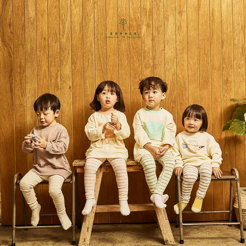 Eepple - Korean Children Fashion - #stylishchildhood - Stripes Leggings - 7