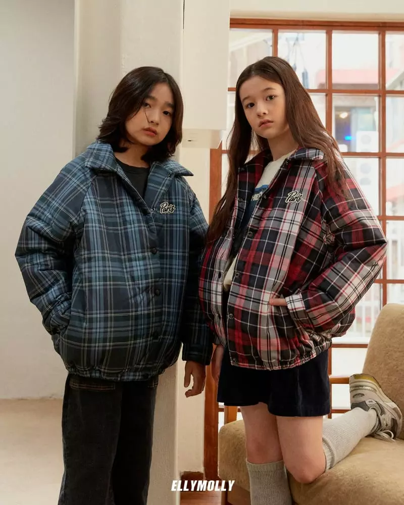 Ellymolly - Korean Children Fashion - #Kfashion4kids - Denny Quilting Jumper - 12