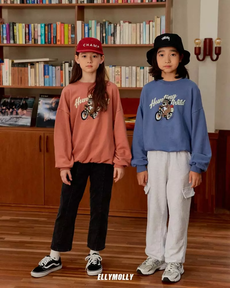 Ellymolly - Korean Children Fashion - #childofig - Wild Bear Sweatshirt - 11