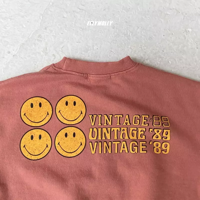 Ellymolly - Korean Children Fashion - #childofig - Step Smile Sweatshirt - 10