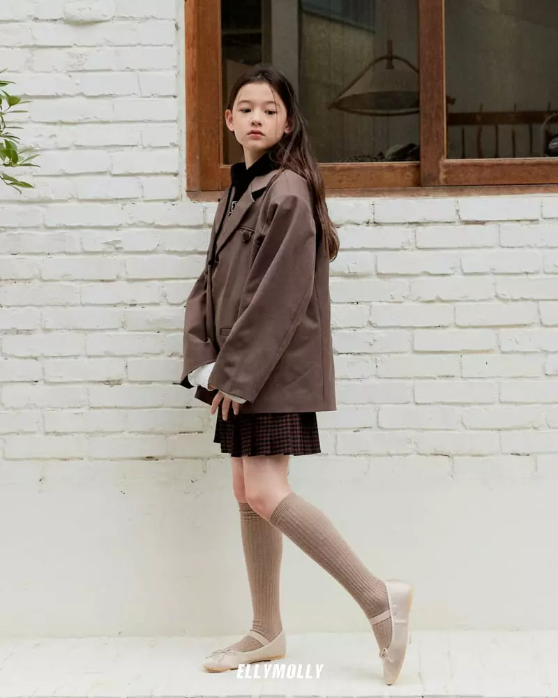 Ellymolly - Korean Children Fashion - #childofig - Corn Wrinkle Skirt - 11